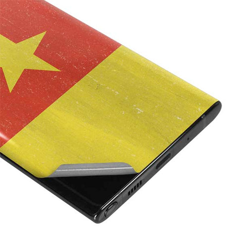 Cameroon Flag Distressed Galaxy Note 10 Skin